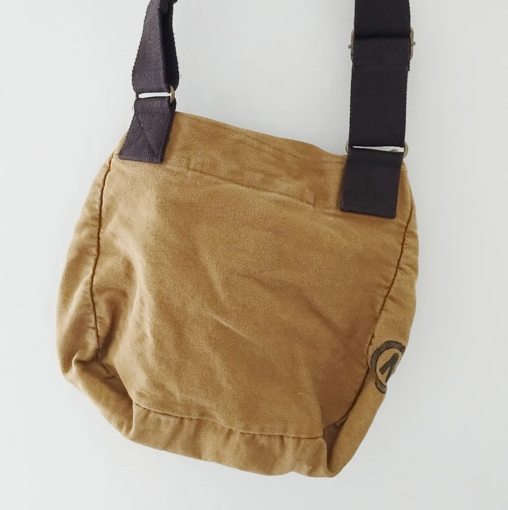RCAF Canvas Crossbody Bag in Tan